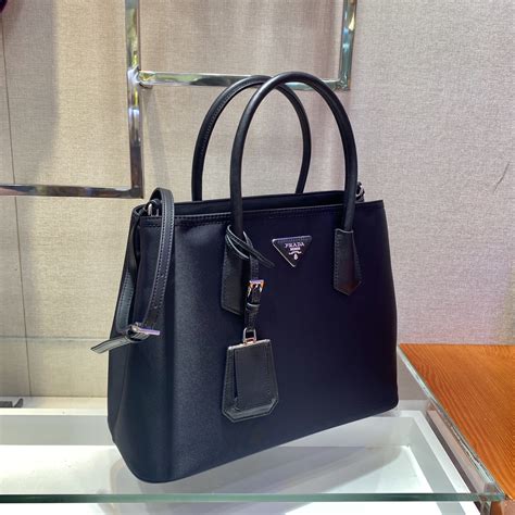 prada 1bg775-v-oph|Medium Saffiano Leather Double Prada Bag.